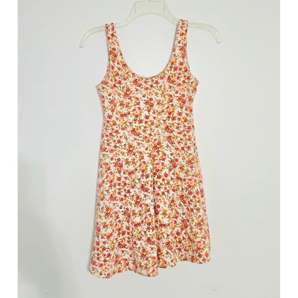 Forever 21 Floral Skater Mini Dress Size S Sleeveless